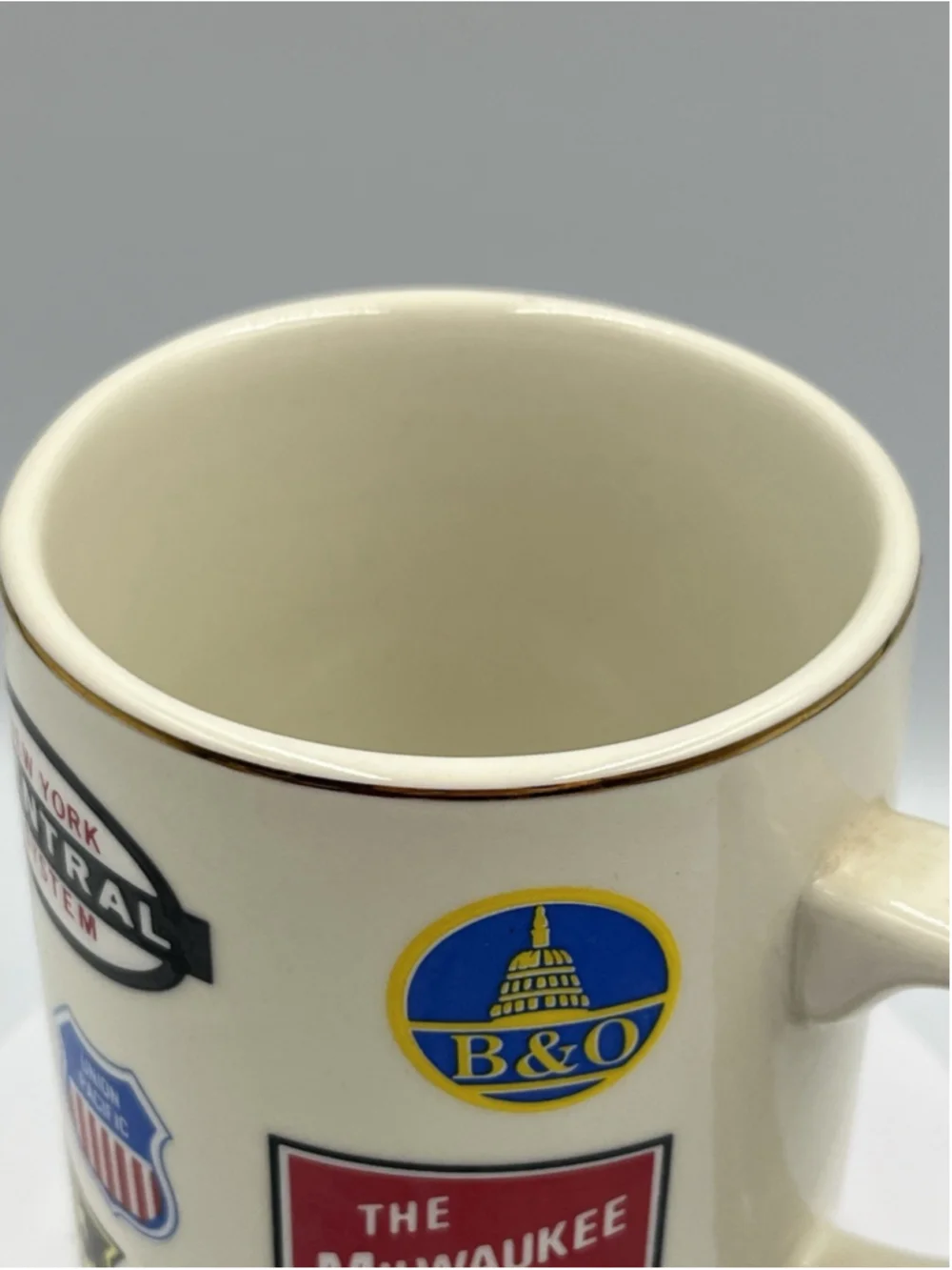 Railroad Train Logo Coffee Cup Mug With 15 Different Logos Union Pacific Amtrak